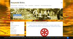 Desktop Screenshot of karpatskypecuch.org